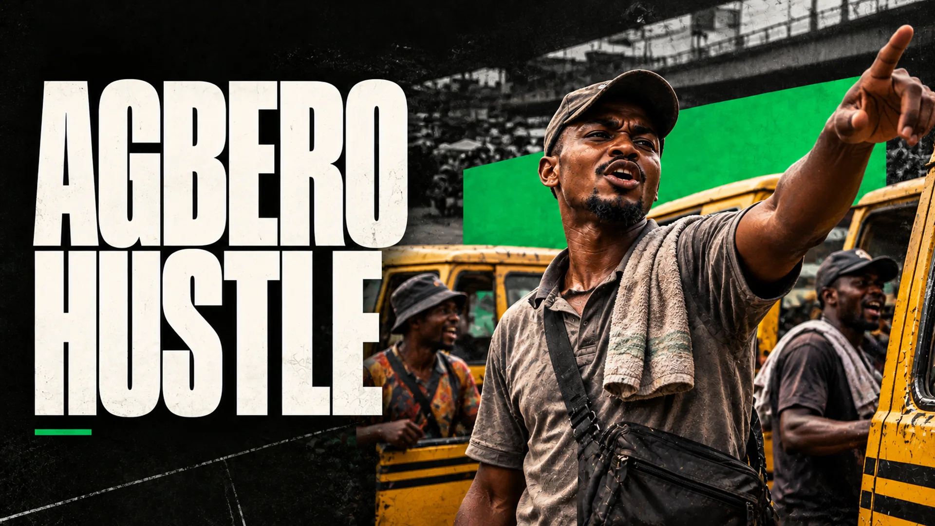 AGBERO HUSTLE: A conductor calling to passengers at a Lagos motor park